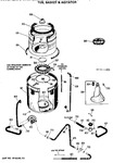 Diagram for 4 - Tub, Basket & Agitator