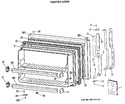 Diagram for 1 - Freezer Door