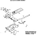 Diagram for 5 - Gas Valve & Burner Assembly