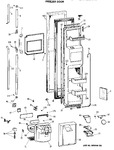 Diagram for 1 - Freezer Door