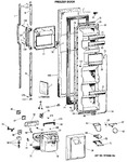 Diagram for 1 - Freezer Door