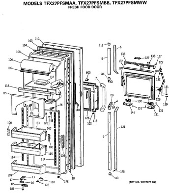 Diagram for TFX27PFSMWW