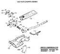 Diagram for 7 - Gas Valve & Burner Assembly