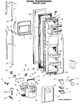 Diagram for 1 - Freezer Door