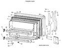 Diagram for 1 - Freezer Door