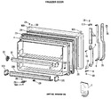 Diagram for 1 - Freezer Door