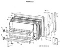 Diagram for 1 - Freezer Door