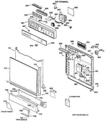 Diagram for GSD806T-64BA