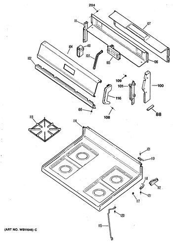 Diagram for JGBC20GEV1WH