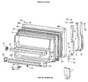 Diagram for 1 - Freezer Door