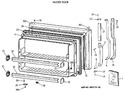 Diagram for 1 - Freezer Door