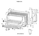 Diagram for 1 - Freezer Door