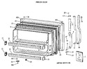 Diagram for 1 - Freezer Door