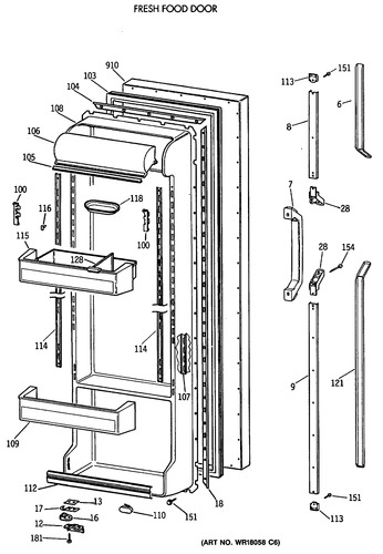 Diagram for TFT22PRXAWW