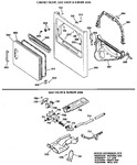 Diagram for 4 - Cabinet Front, Gas Valve & Burner Asm.