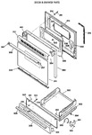 Diagram for 4 - Door & Drawer Parts