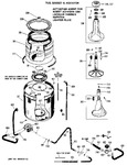 Diagram for 4 - Tub, Basket & Agitator