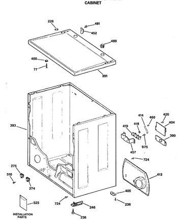 Diagram for DLB3600SBLWW