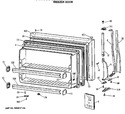 Diagram for 1 - Freezer Door