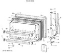 Diagram for 1 - Freezer Door