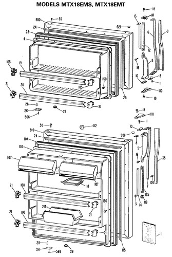 Diagram for MTX18EMSRWH