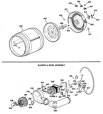 Diagram for DRB4600SBLWW