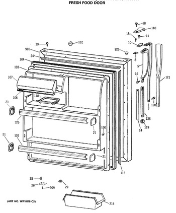 Diagram for MTH18EASNRAD