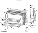 Diagram for 1 - Freezer Door