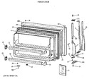 Diagram for 1 - Freezer Door