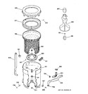 Diagram for 3 - Tub, Basket & Agitator