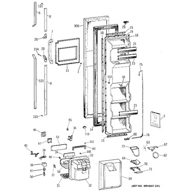 Diagram for TFX25CRYFBB