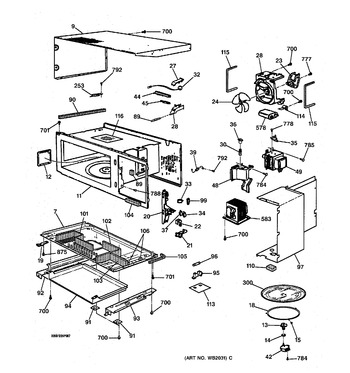 Diagram for JTP95BW2BB