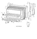 Diagram for 1 - Freezer Door