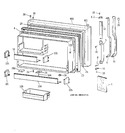 Diagram for 1 - Freezer Door