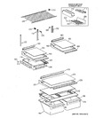 Diagram for 4 - Shelf Parts