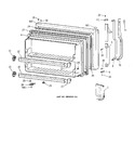 Diagram for 1 - Freezer Door