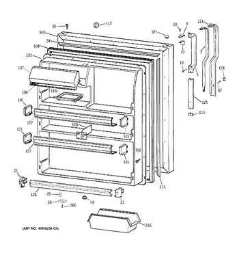 Diagram for TBX24JIZERWW