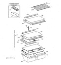 Diagram for 4 - Shelf Parts