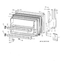 Diagram for 1 - Freezer Door