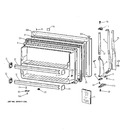 Diagram for 1 - Freezer Door