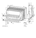 Diagram for 1 - Freezer Door