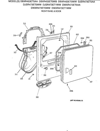 Diagram for DWXR473ET0WW