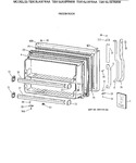 Diagram for 1 - Freezer Door