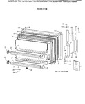 Diagram for 1 - Freezer Door