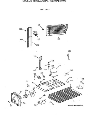 Diagram for TBX22JAXERWW