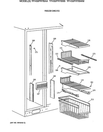 Diagram for TFH30PRTBWW