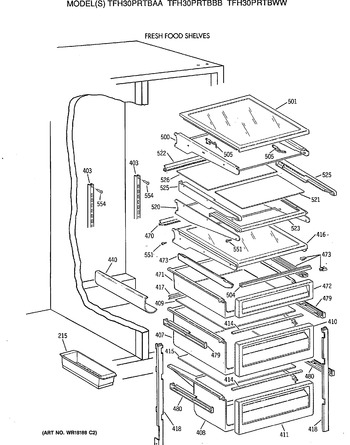 Diagram for TFH30PRTBWW