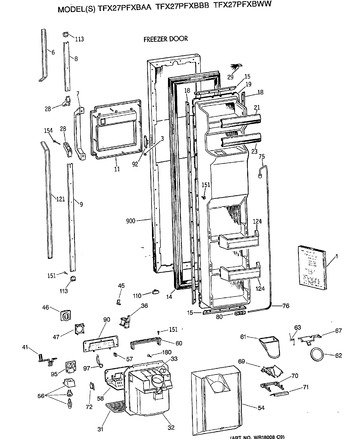 Diagram for TFX27PFXBWW