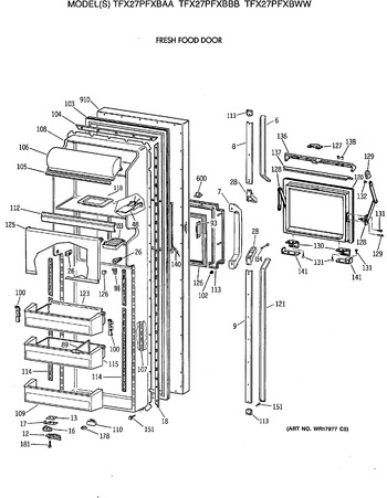 Diagram for TFX27PFXBAA