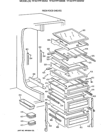 Diagram for TFX27PFXBAA